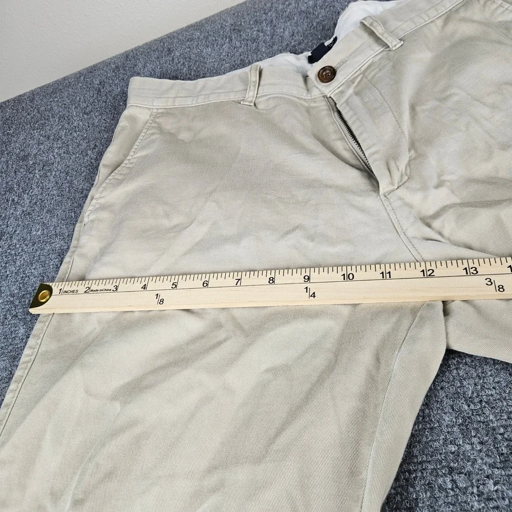 J.Crew Flex Straight‎ Fit Chino Pants Mens 33x30 Khaki Tan Stretch Trousers